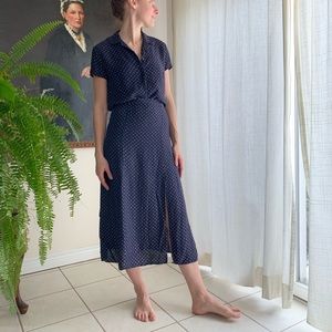 Vintage shirt and skirt matching set